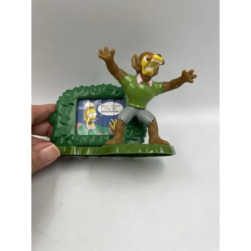 The Simpsons Vintage Toy 2002 Ned Flanders Werewolf Burger King Exclusive